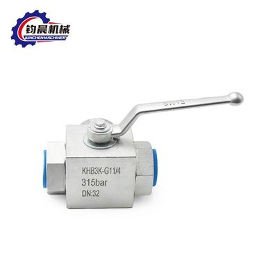 OEM 低温 KHB3K フランジェ付き亜鉛塗装の水力ボールバルブ