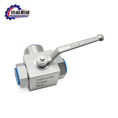 OEM 低温 KHB3K フランジェ付き亜鉛塗装の水力ボールバルブ