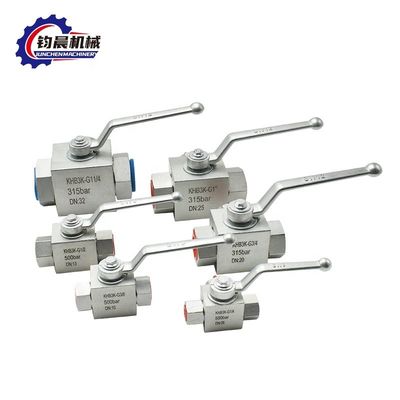 OEM 低温 KHB3K フランジェ付き亜鉛塗装の水力ボールバルブ