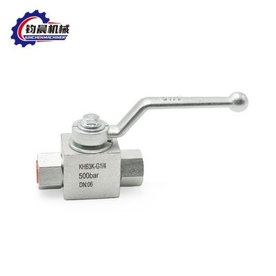 高圧ボールバルブ KHB3K-G1/4 500bar Werkseitige Direkt Versorgung ボール構造