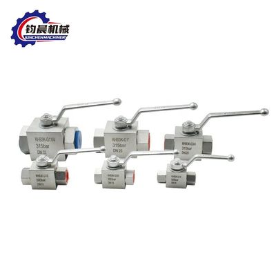 高圧ボールバルブ KHB3K-G1/4 500bar Werkseitige Direkt Versorgung ボール構造