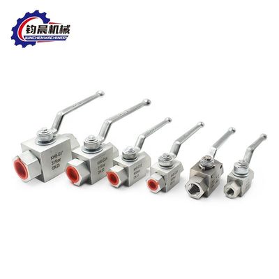 カスタマイズされたZweiwege-Kugel Hahn KHB-G1/4 Serie 水力高圧ポートサイズ